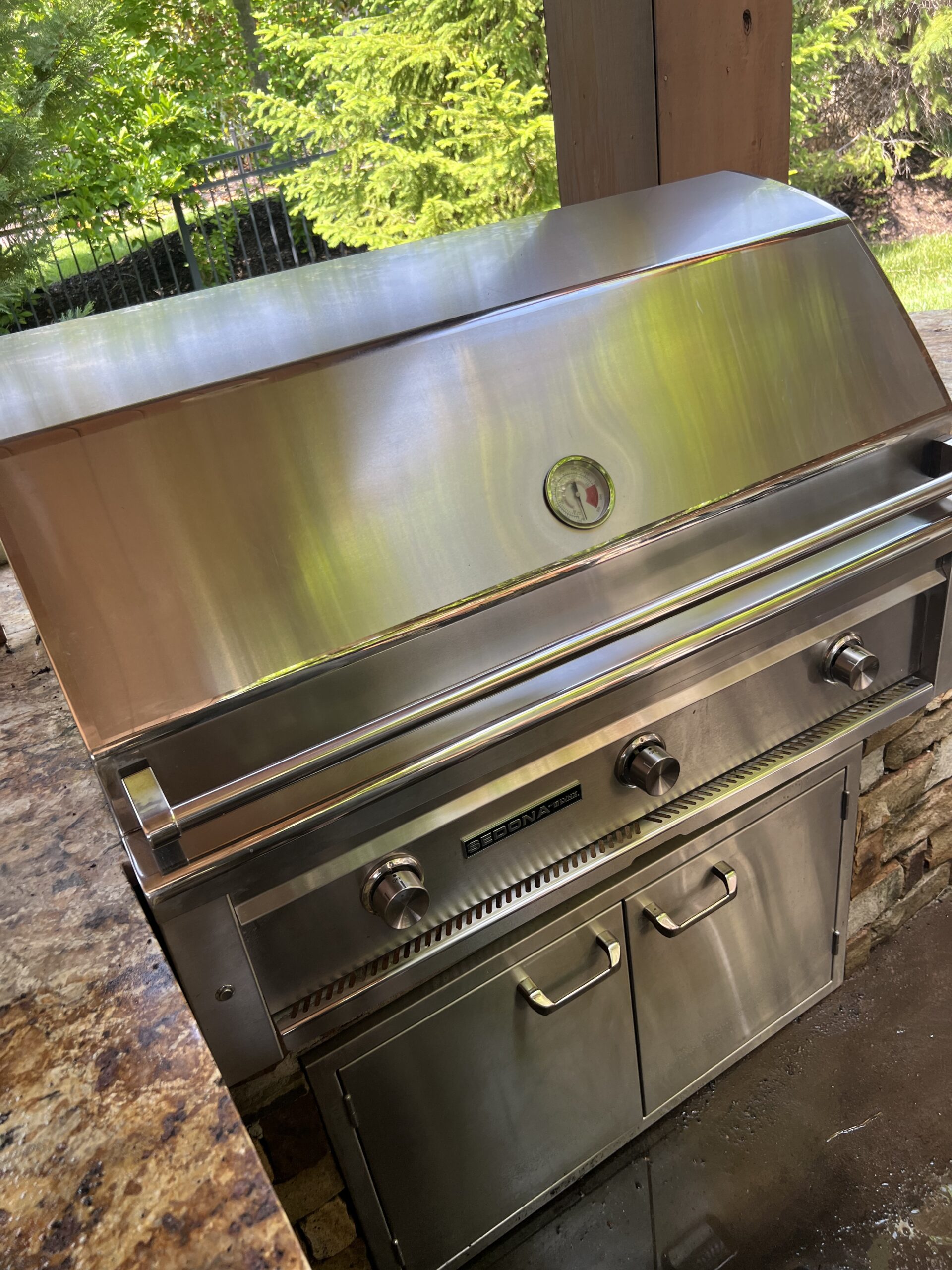 Built in gas grill restoration in Overland  Park