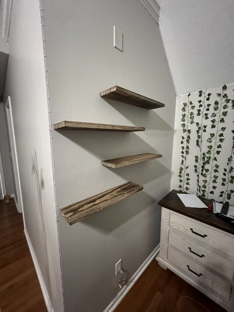 Floating shelf installer in Lee's Summit